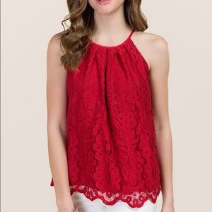 Francesca’s High Neck Top